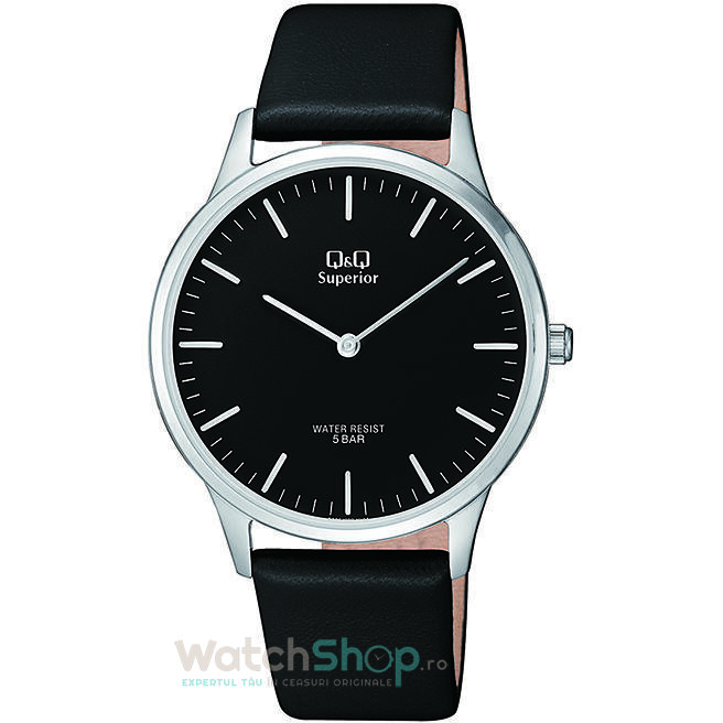 Ceas Barbatesc Elegant Q&Q Negru Superior S306J302Y Quartz Original cu Comanda Online