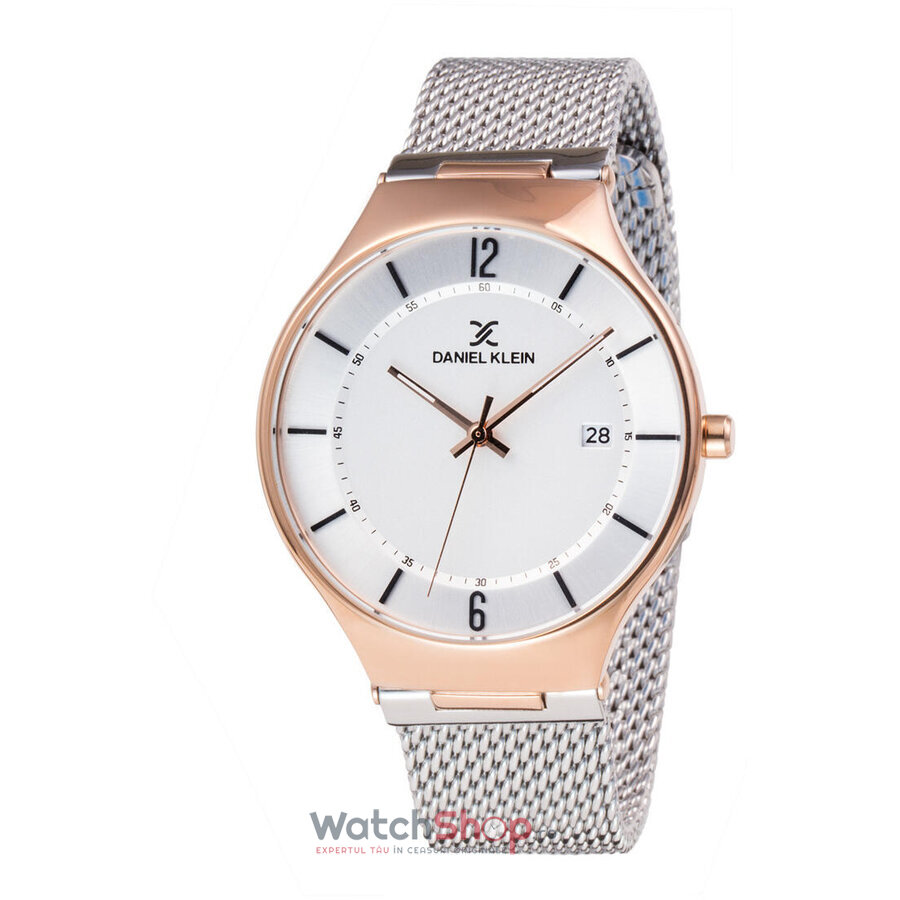 Ceas Barbatesc Fashion Daniel Klein Argintiu FIORD DK11819-4 Quartz Original cu Comanda Online