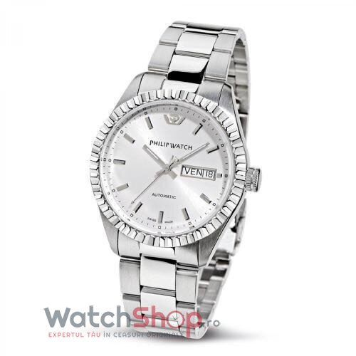 Ceas Barbatesc Lux Philip Watch Argintiu CARIBE R8223597007 Automatic Original cu Comanda Online