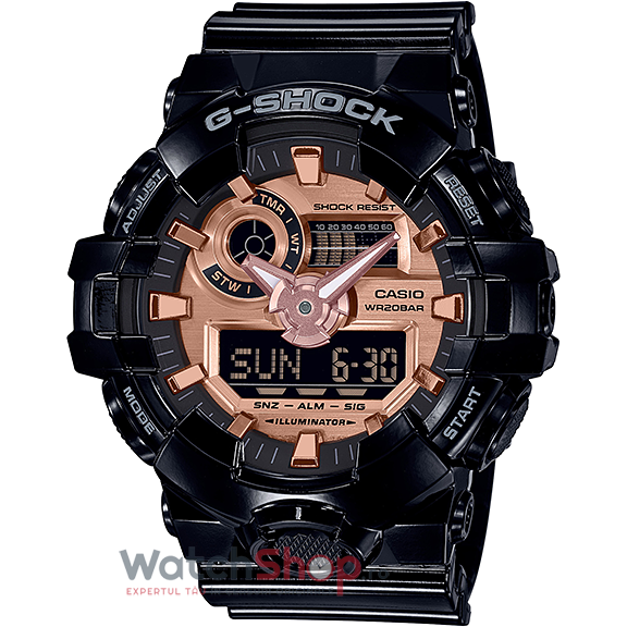 Ceas Casio Barbatesc Outdoor Aur roz G-Shock GA-700MMC-1AER Quartz Original cu Comanda Online