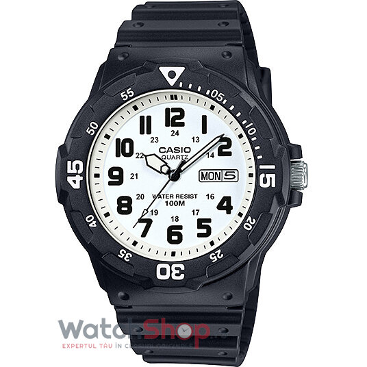 Ceas Barbatesc Sport Casio Alb STANDARD MRW-200H-7BVEF Quartz Original cu Comanda Online