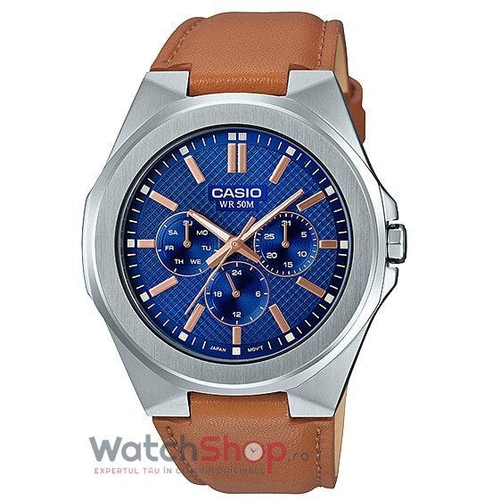 Ceas Casio Barbatesc Sport Albastru DRESS MTP-SW330L-2AV Quartz Original cu Comanda Online