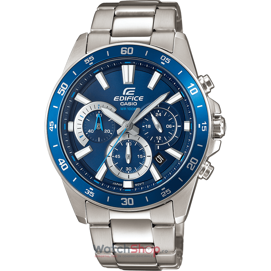 Ceas Barbatesc Sport Casio Albastru Edifice EFV-570D-2A Quartz Original cu Comanda Online