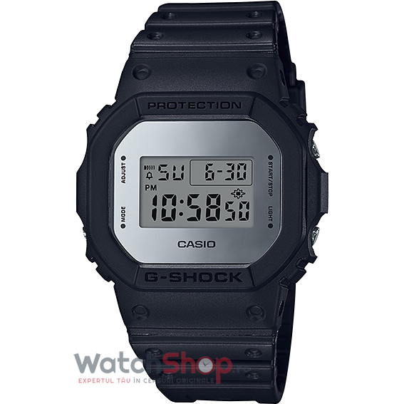 Ceas Casio Barbatesc Sport Argintiu G-SHOCK DW-5600BBMA-1ER Quartz Original cu Comanda Online