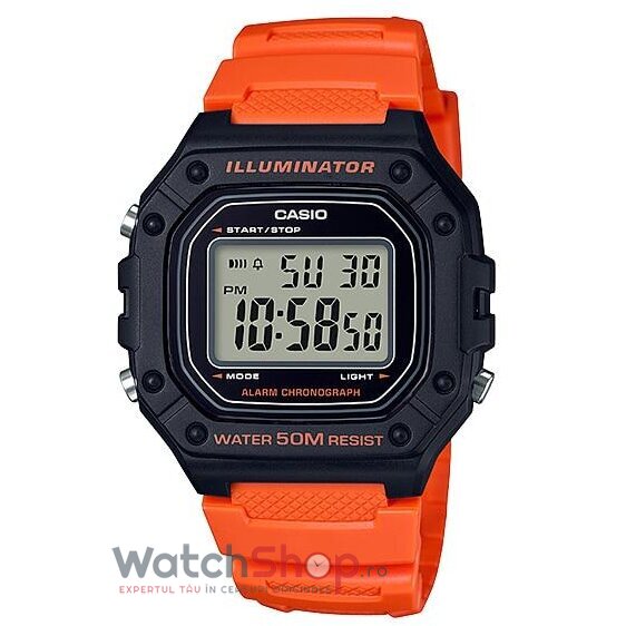 Ceas Barbatesc Sport Casio Gri STANDARD W-218H-4B2 Quartz Original cu Comanda Online