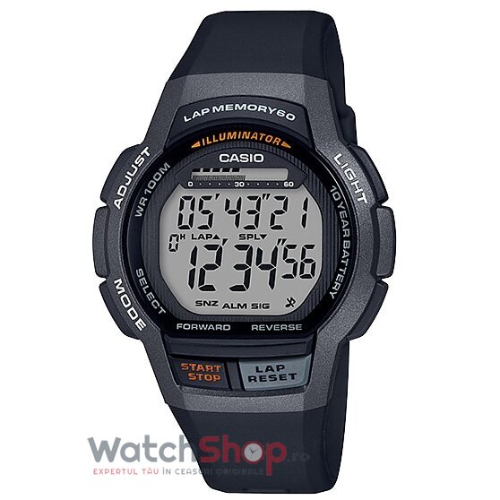 Ceas Casio Barbatesc Sport Gri WS-1000H-1AVEF Quartz Original cu Comanda Online