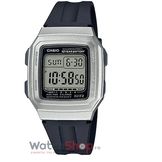 Ceas Casio Barbatesc Sport Gri YOUTH F-201WAM-7AVEF Quartz Original cu Comanda Online