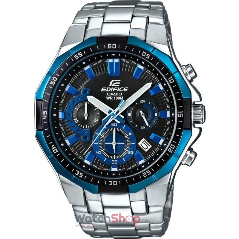 Ceas Barbatesc Sport Casio Negru EDIFICE EFR-554D-1A2VUEF Quartz Original cu Comanda Online