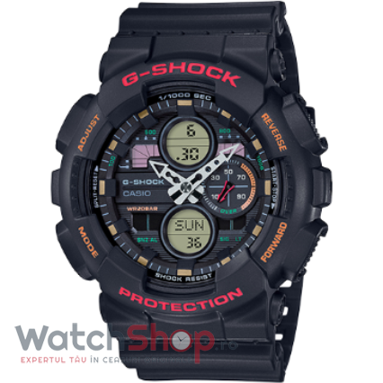 Ceas Casio Barbatesc Sport Negru G-SHOCK GA-140-1A4ER Quartz Original cu Comanda Online