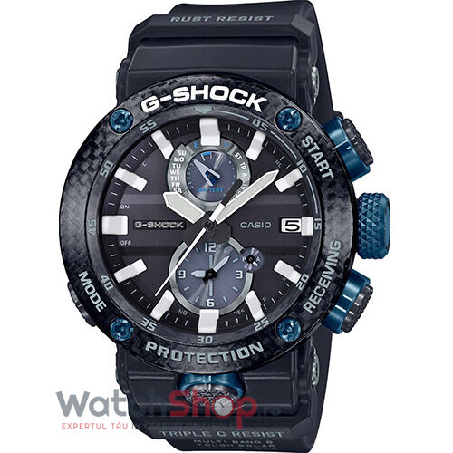 Ceas Casio Barbatesc Sport Negru G-SHOCK GWR-B1000-1A1ER GRAVITYMASTER Triple G Resist Bluetooth Quartz Solar Original cu Comanda Online