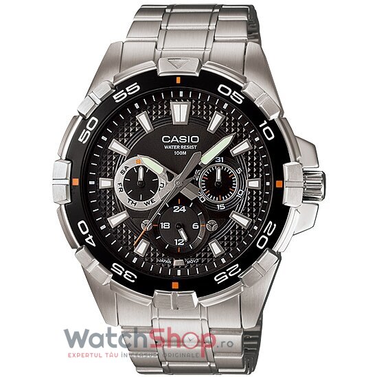 Ceas Barbatesc Sport Casio Negru MTD-1069D-1AVDF Quartz Original cu Comanda Online