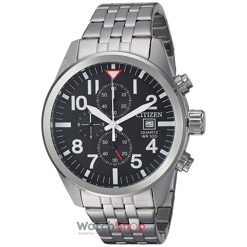 Ceas Barbatesc Sport Citizen Negru BASIC AN3620-51E Cronograf Quartz Original cu Comanda Online