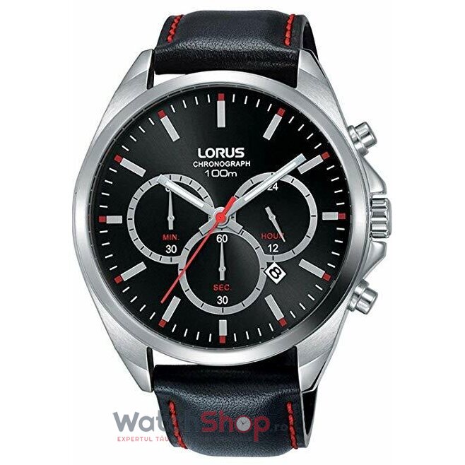 Ceas Lorus by Seiko Barbatesc Sport Negru s RT369GX-9 Quartz Original cu Comanda Online