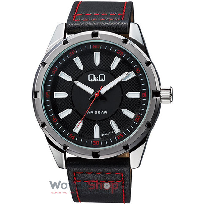 Ceas Q&Q Barbatesc Sport Negru QB14J512Y Quartz Original cu Comanda Online