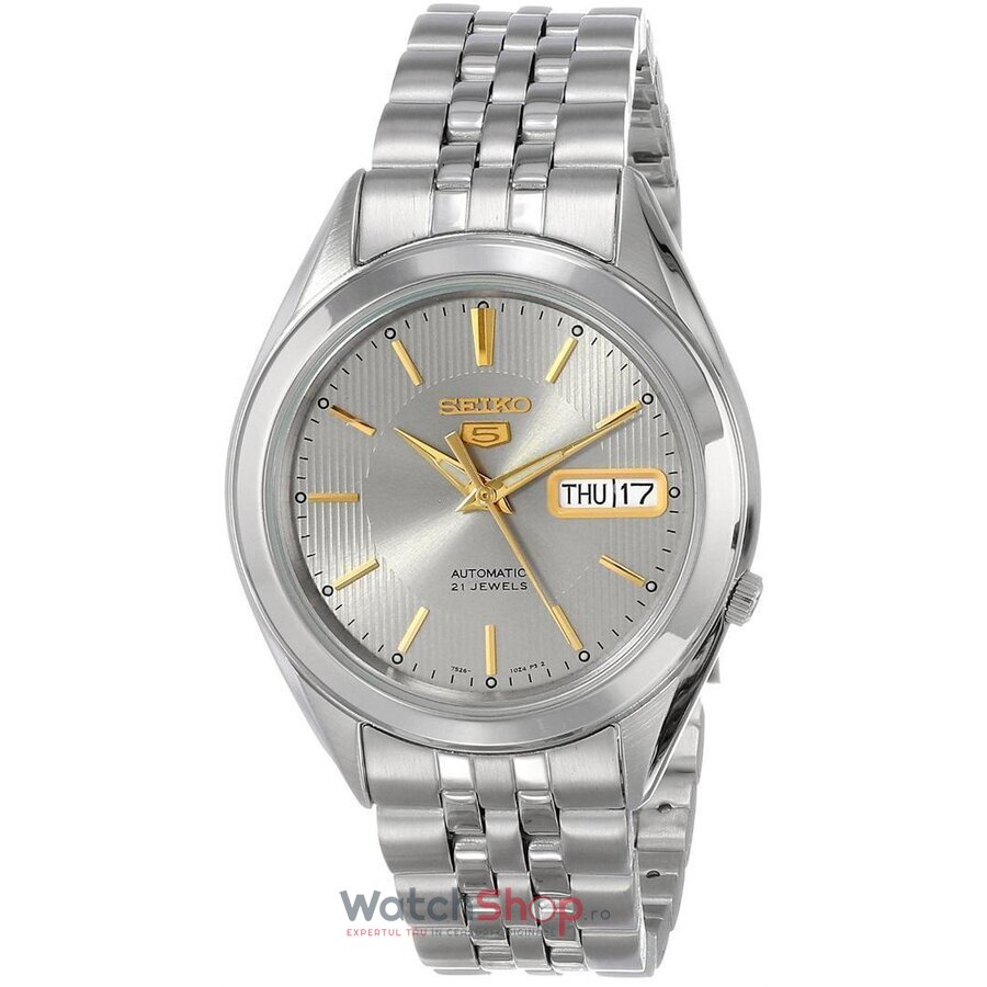 Ceas Barbatesc Sport Seiko Argintiu SNKL19K1 5 Automatic Original cu Comanda Online