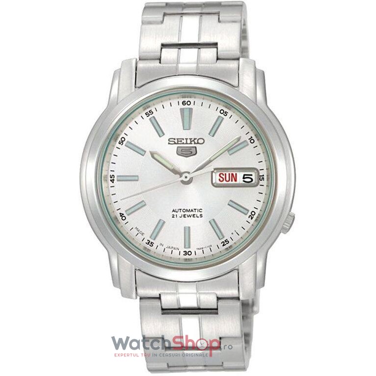 Ceas Barbatesc Sport Seiko Argintiu SNKL75K1 5 Automatic Original cu Comanda Online