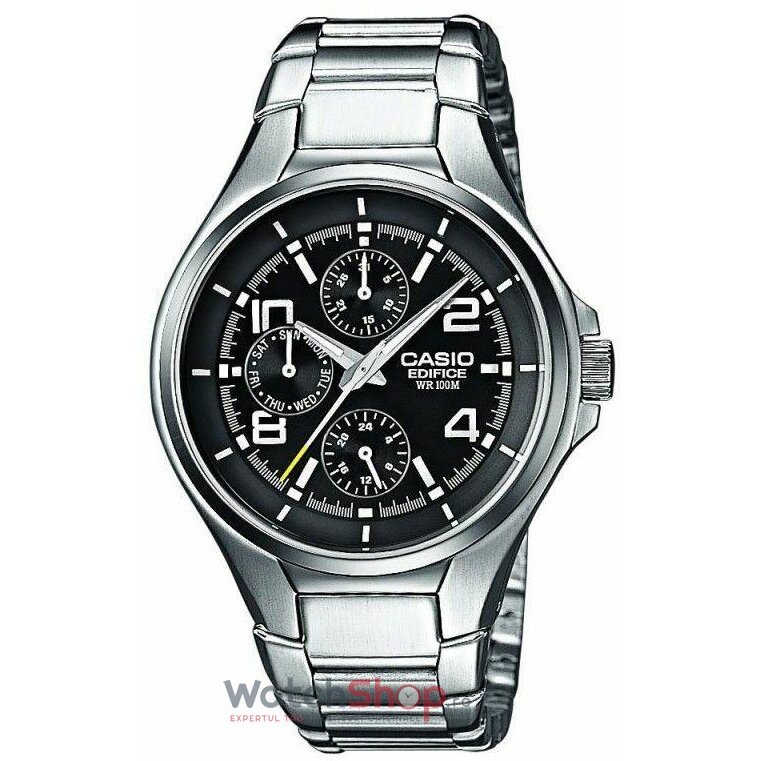 Ceas Casio Casual Barbatesc EDIFICE EF-316D-1A Negru Quartz cu Comanda Online