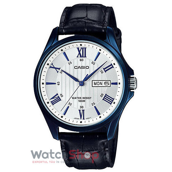 Ceas Casio Casual Barbatesc MTP-1384BUL-7AVDF Argintiu Quartz cu Comanda Online