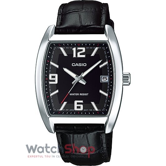 Ceas Casio Casual Barbatesc MTP-E107L-1ADF Negru Quartz cu Comanda Online