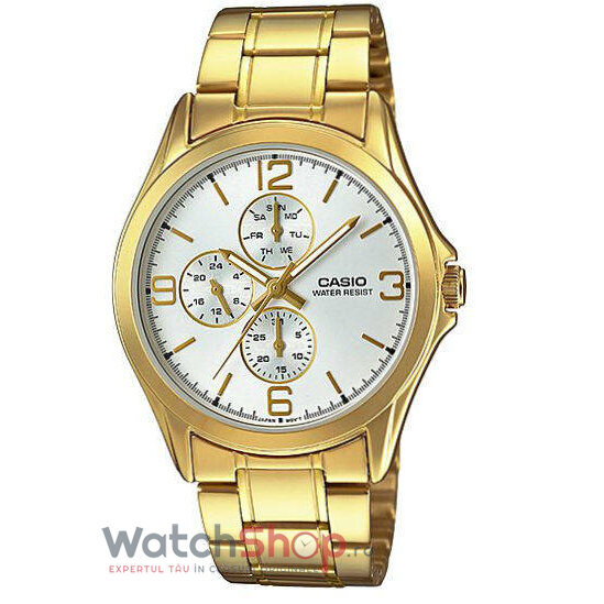 Ceas Casio Casual Barbatesc STANDARD MTP-V301G-7AUDF Argintiu Quartz cu Comanda Online