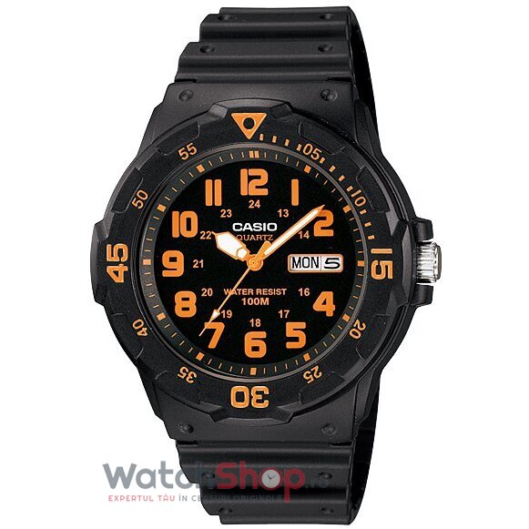 Ceas Casio Casual-Sport Barbatesc STANDARD MRW-200H-4BVEF Negru Quartz cu Comanda Online