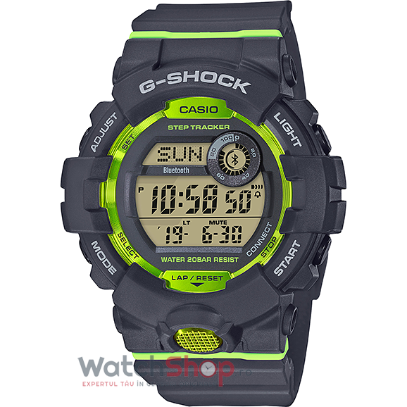 Ceas Casio Original Barbatesc Sport Gri G-SHOCK GBD-800-8ER Quartz cu Comanda Online