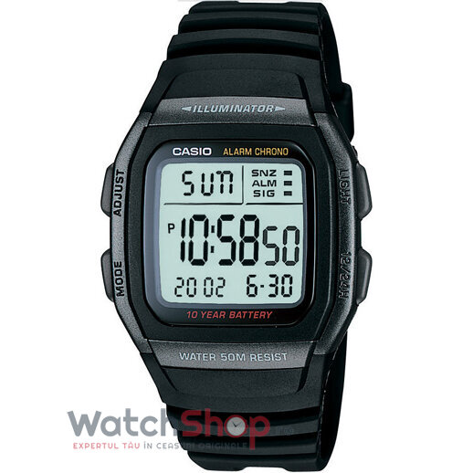 Ceas Casio Original Barbatesc Sport Gri YOUTH W-96H-1BVDF Quartz cu Comanda Online