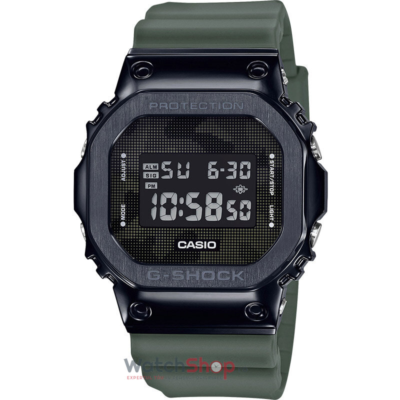 Ceas Casio Original Barbatesc Sport Kaki G-SHOCK GM-5600B-3ER Quartz cu Comanda Online