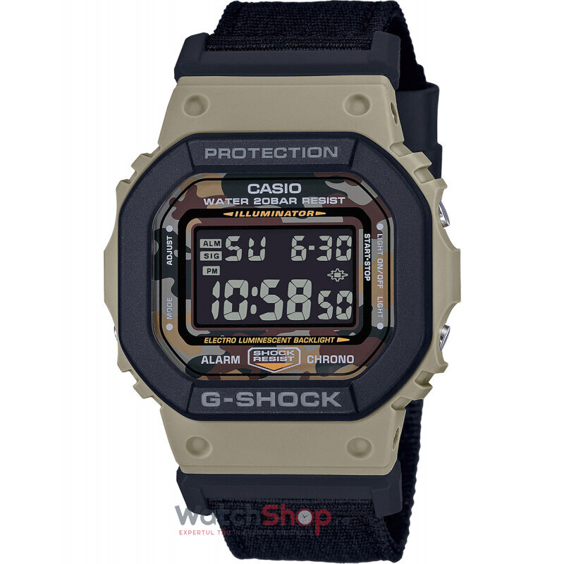 Ceas Casio Original Barbatesc Sport Negru G-SHOCK DW-5610SUS-5ER Quartz cu Comanda Online