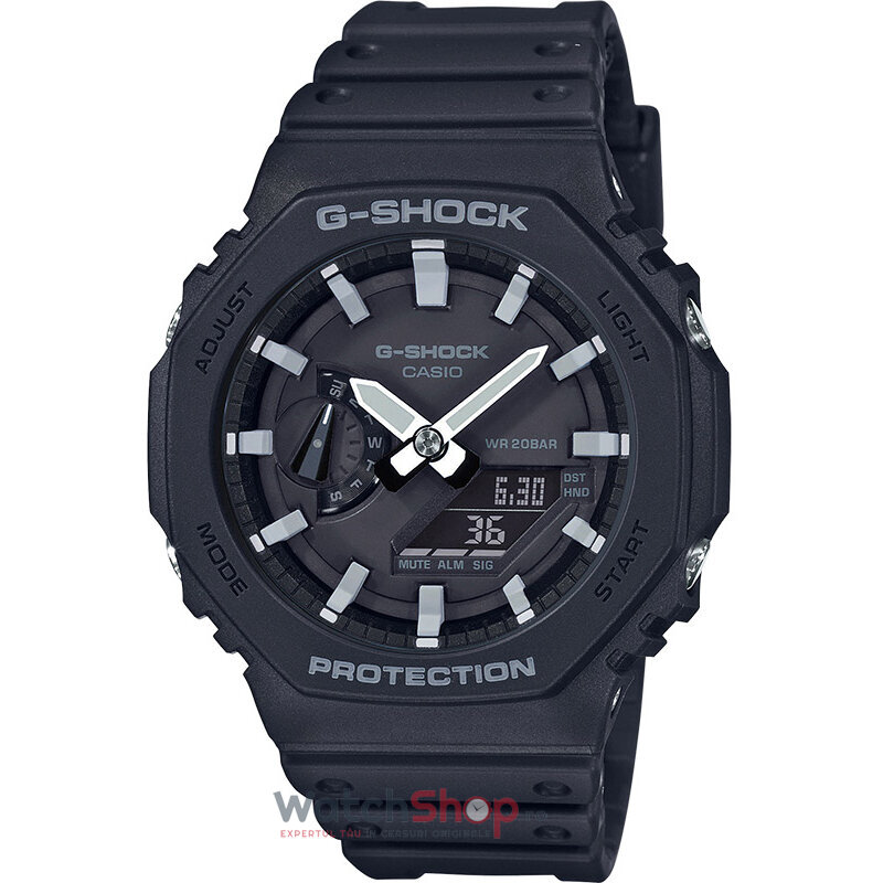 Ceas Casio Original Barbatesc Sport Negru G-SHOCK GA-2100-1AER Quartz cu Comanda Online