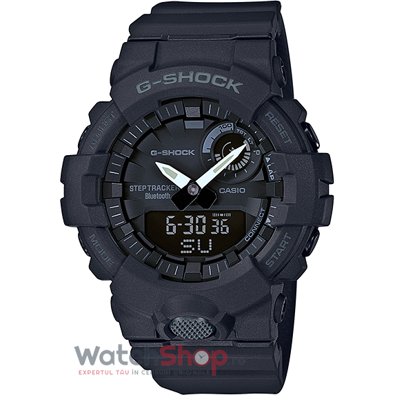 Ceas Casio Original Barbatesc Sport Negru G-SHOCK GBA-800-1 Quartz cu Comanda Online