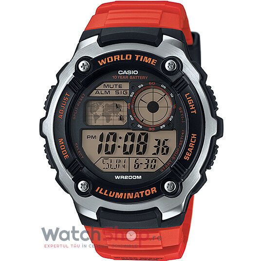 Ceas Casio Sport Barbatesc AE-2100W-4AVDF Gri Quartz cu Comanda Online