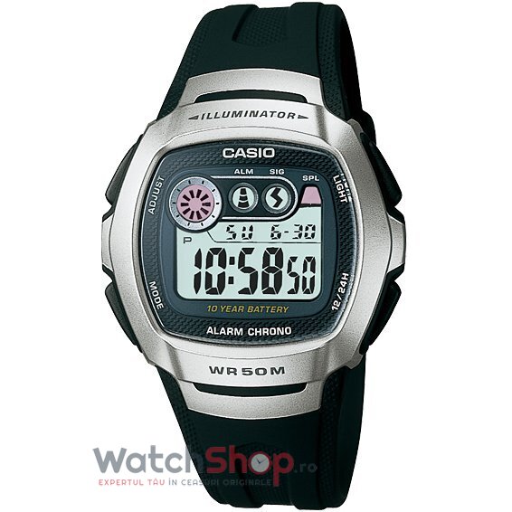 Ceas Casio Sport Barbatesc W-210-1AV Gri Quartz cu Comanda Online