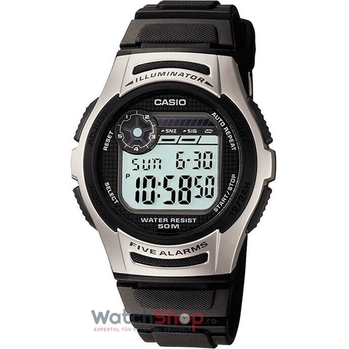 Ceas Casio Sport Barbatesc W-213-1AVES Gri Quartz cu Comanda Online