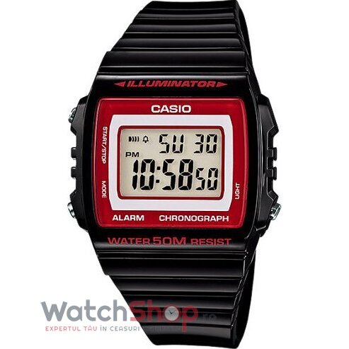 Ceas Casio Sport Barbatesc W-215H-1A2VEF Gri Quartz cu Comanda Online