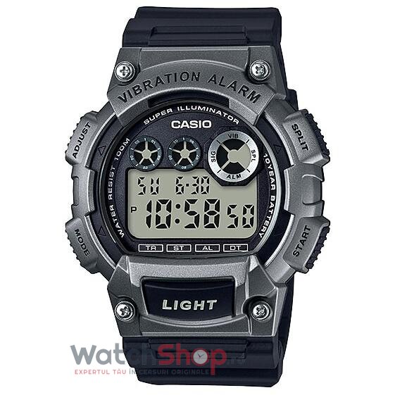 Ceas Casio Sport Barbatesc W-735H-1A3VDF Vibration Alarm Gri Quartz cu Comanda Online