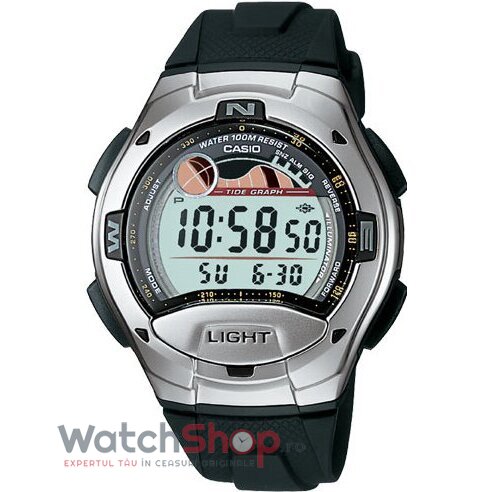 Ceas Casio Sport Barbatesc W-753-1AVES Gri Quartz cu Comanda Online