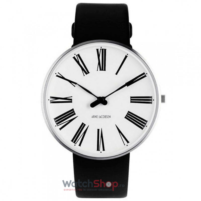 Ceas Casual Arne Jacobsen Barbatesc ROMAN 53302-2001 M Alb Quartz Original cu Comanda Online