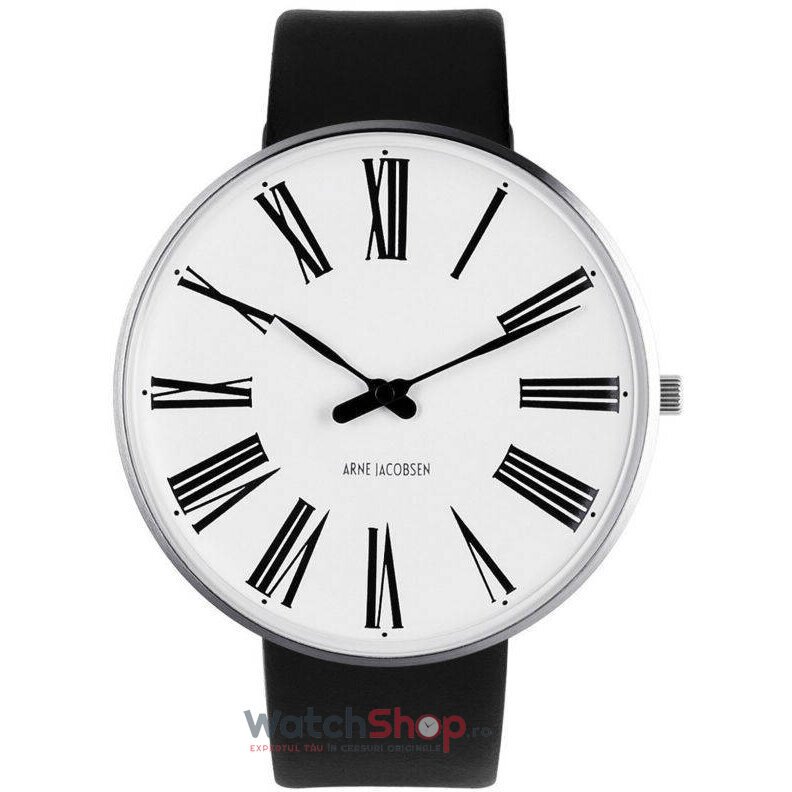 Ceas Casual Arne Jacobsen Barbatesc ROMAN 53303-2201 L Alb Quartz Original cu Comanda Online