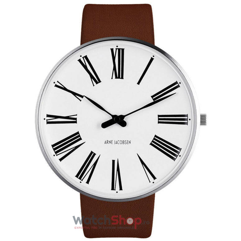 Ceas Casual Arne Jacobsen Barbatesc ROMAN 53303-2207 L Alb Quartz Original cu Comanda Online