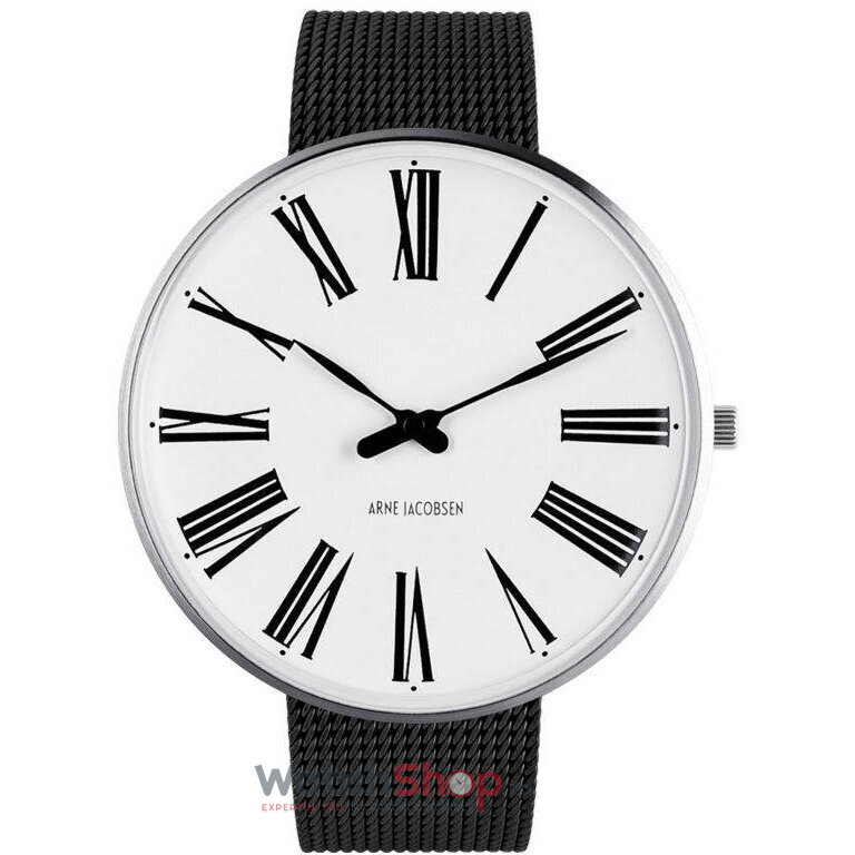 Ceas Casual Arne Jacobsen Barbatesc ROMAN 53303-2210 Mesh L Alb Quartz Original cu Comanda Online