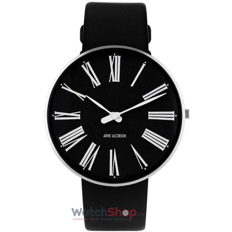 Ceas Casual Arne Jacobsen Barbatesc ROMAN 53305-2001 M Negru Quartz Original cu Comanda Online