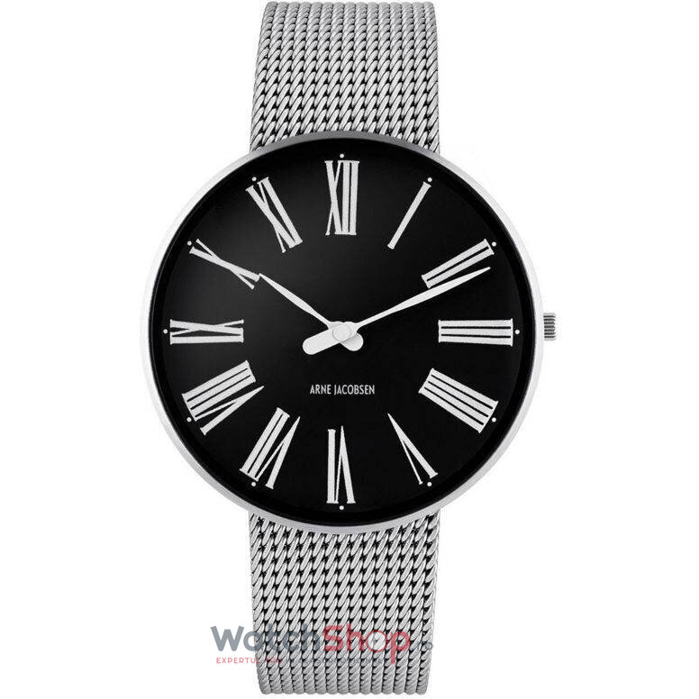 Ceas Casual Arne Jacobsen Barbatesc ROMAN 53305-2008 Mesh M Negru Quartz Original cu Comanda Online