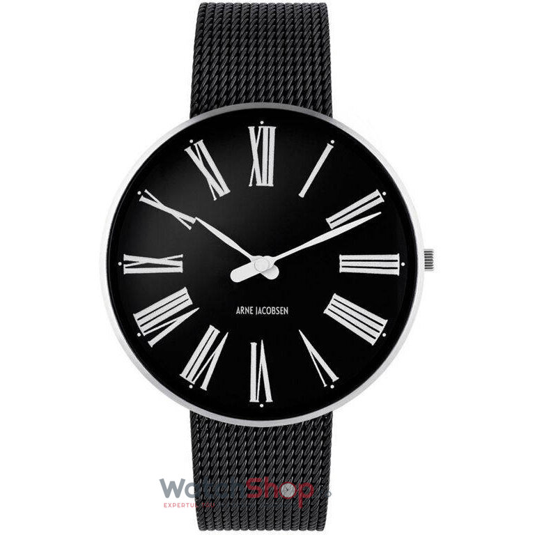 Ceas Casual Arne Jacobsen Barbatesc ROMAN 53305-2010 Mesh M Negru Quartz Original cu Comanda Online