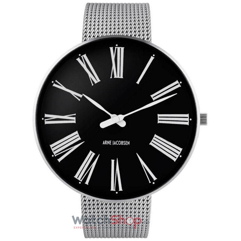 Ceas Casual Arne Jacobsen Barbatesc ROMAN 53306-2208 Mesh L Negru Quartz Original cu Comanda Online