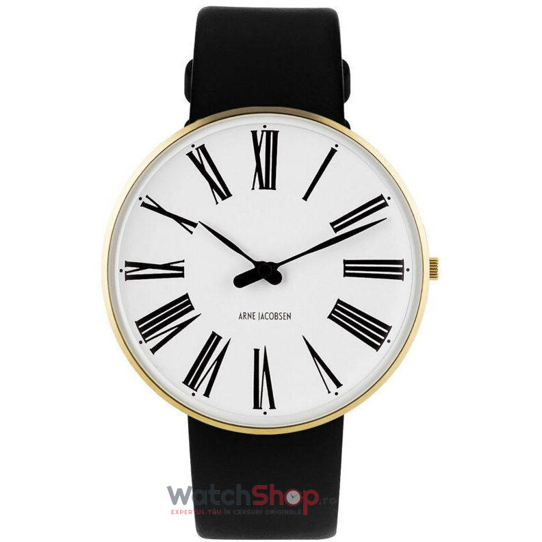 Ceas Casual Arne Jacobsen Barbatesc ROMAN 53308-2001 M Alb Quartz Original cu Comanda Online