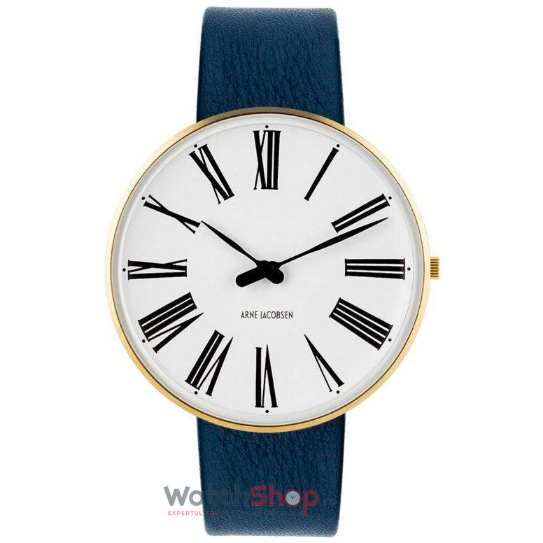 Ceas Casual Arne Jacobsen Barbatesc ROMAN 53308-2004 M Blue Alb Quartz Original cu Comanda Online