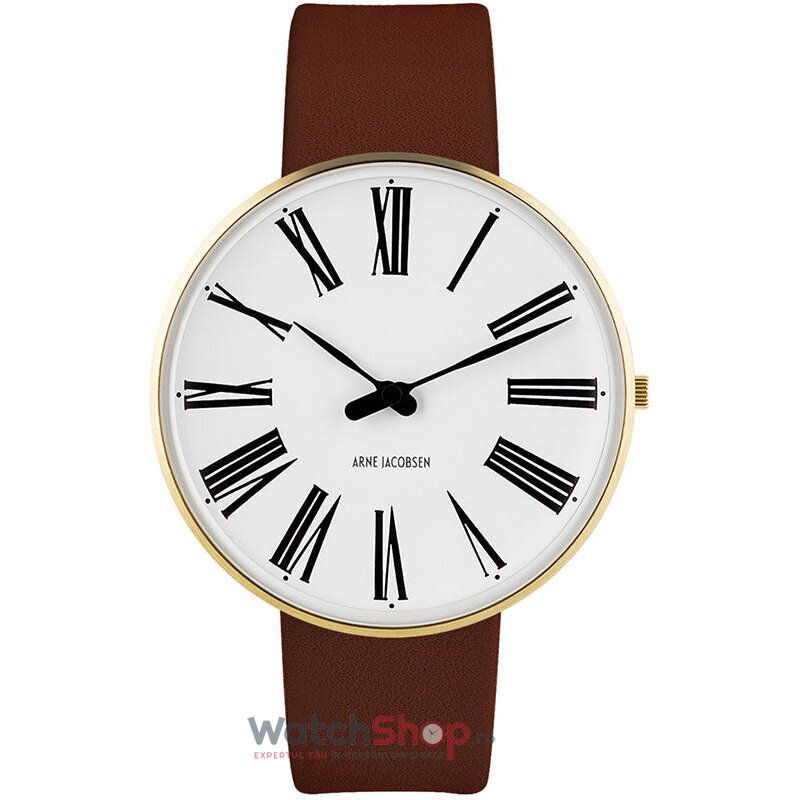 Ceas Casual Arne Jacobsen Barbatesc ROMAN 53308-2007 M Alb Quartz Original cu Comanda Online