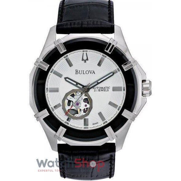 Ceas Casual Bulova Barbatesc 96A123 Alb Automatic Original cu Comanda Online