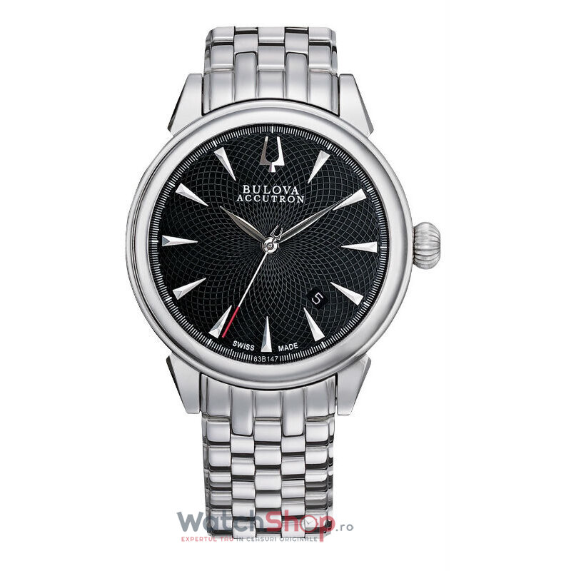 Ceas Casual Bulova Barbatesc ACCUTRON 63B147 Negru Automatic Original cu Comanda Online